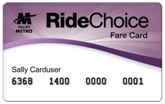Ridechoice Fare Card
